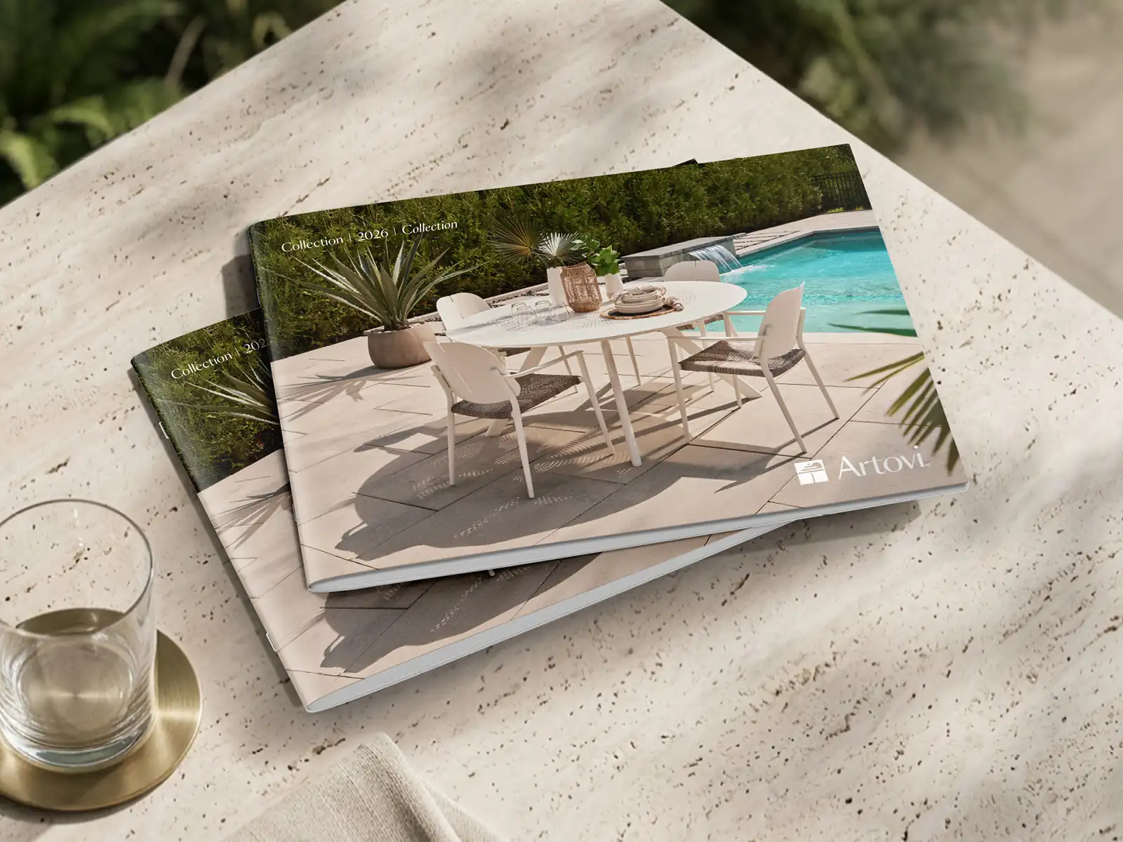 Collection Artovi 2026 : Mobilier de luxe pour terrasse et piscine.